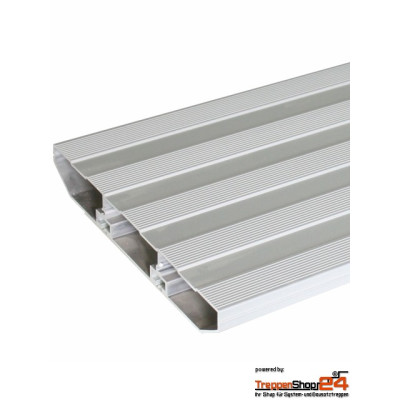 Aluminium-Stufen profiliert und eloxiert 80 x 28 cm mit seitlichen Anschraublaschen. Andere Gr&ouml;&szlig;en gegen Aufpreis erh&auml;ltlich.