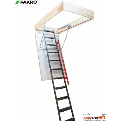 Bodentreppe LMP 144x60 cm R bis 366 cm, U-Wert 1,1 W/(m²K)