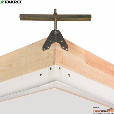 Scherentreppe LST 120x70 cm, R bis 280 cm, U-Wert 1,1 W/(m²K)