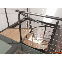 Spindeltreppe Ortensia C Ø 130 cm