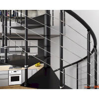 Spindeltreppe SLIM Ø 120 cm
