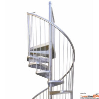 Spindeltreppe Camelia Zink Ø 180 cm