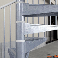 Spindeltreppe Optima Ø120 cm