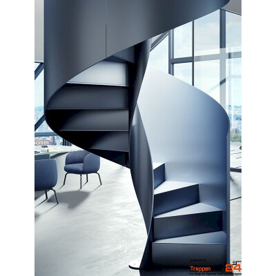 Spindeltreppe Croco Steel Ø 150 cm