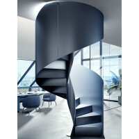 Spindeltreppe Croco Steel Ø 150 cm