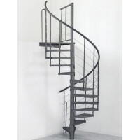 Spindeltreppe Spino Zink Color Ø 180 cm