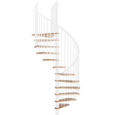 Spindeltreppe Spiral Effect &Oslash; 120 cm Buche schwarz