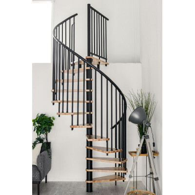 Spindeltreppe Spiral Smart &Oslash; 140 cm Wei&szlig;