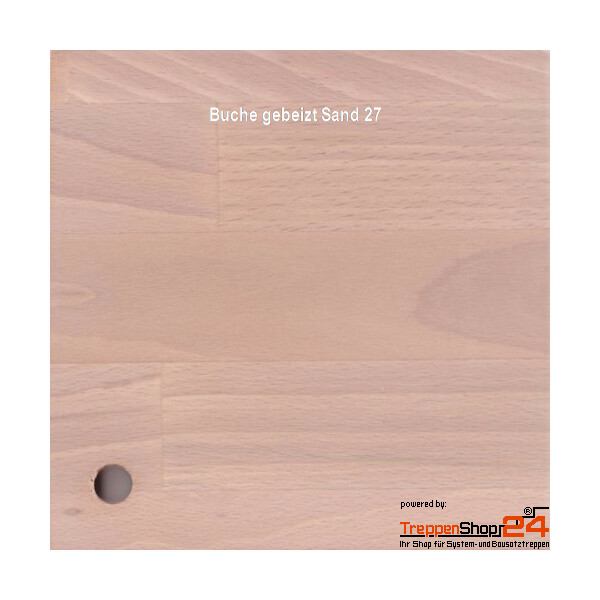 Buche gebeizt Sand 27
