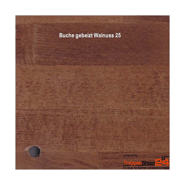 Buche gebeizt Walnuss 25